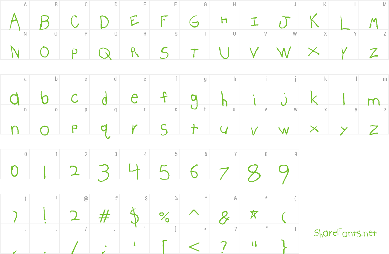 Font Darlin BTN preview